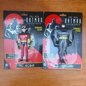 BATMAN The Animated Series - Bendable Figures - Batman & Robin